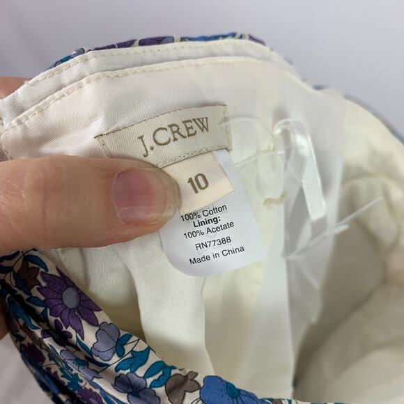 J.Crew x Liberty Floral Sleeveless Dress 39193 Size 10 New NWT - Picture 5 of 7